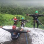 waterfall rappelling 